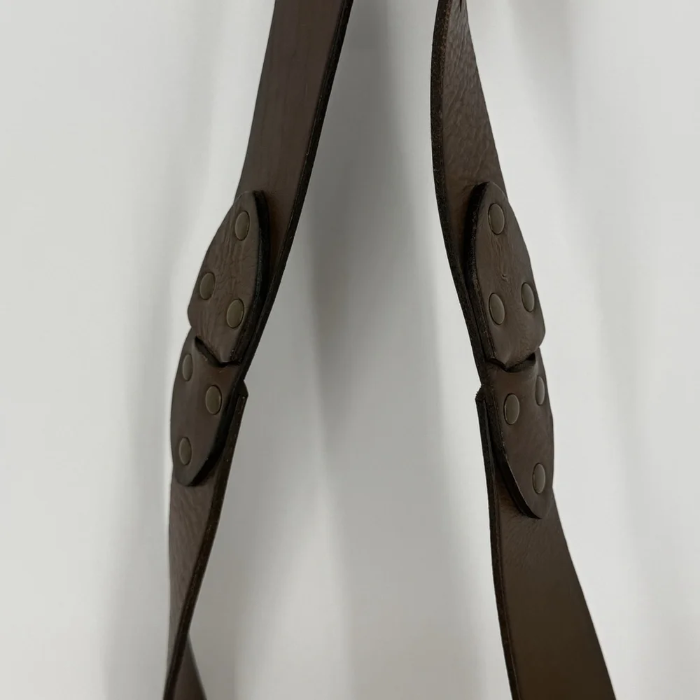 Fossil Segmented Bridle Style Women’s Brown Leather Belt Medium 40”